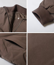 可機洗A字型捲領鋪棉外套