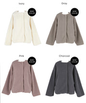 可水洗毛絨外套