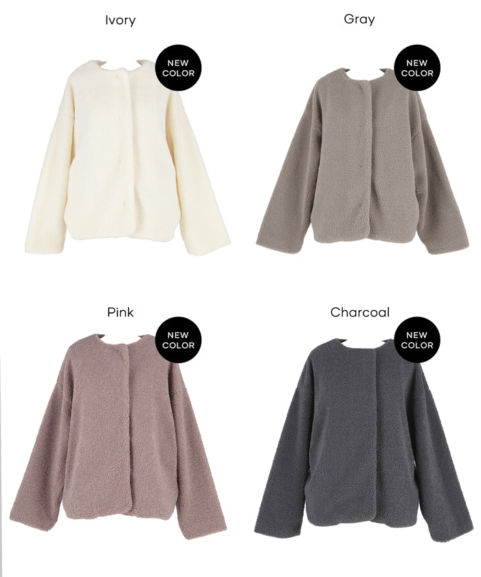 可水洗毛絨外套