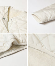 可水洗雙面穿鋪棉菱格外套