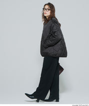 可水洗雙面穿鋪棉菱格外套