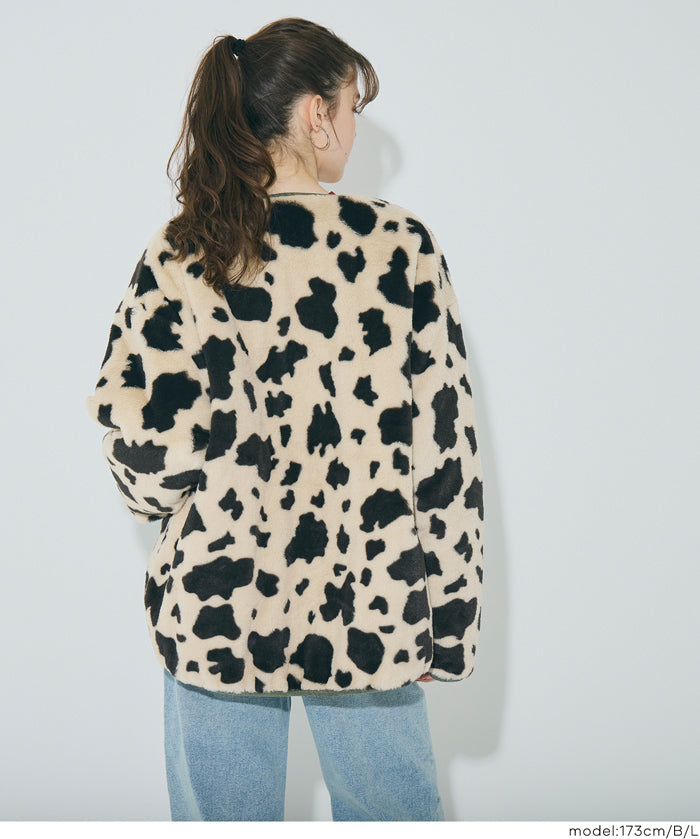 可水洗雙面穿鋪棉菱格外套