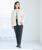 可水洗雙面穿鋪棉菱格外套