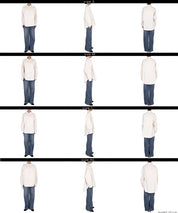蝙蝠袖牛津襯衫