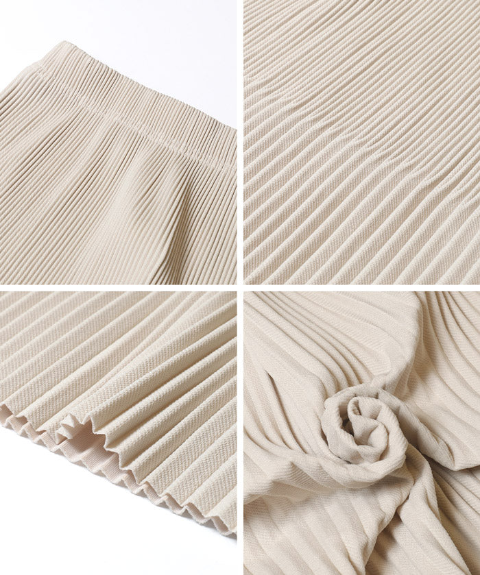 百褶直筒長裙/速乾/不易起皺/可剪裁