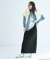 百褶直筒長裙/速乾/不易起皺/可剪裁