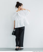 後蝴蝶結澎袖挺感娃娃上衣