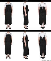 斜紋荷葉邊吊帶洋裝