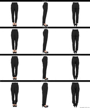 內刷毛美腿高腰錐形褲