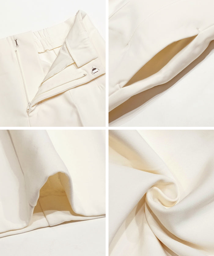 內刷毛美腿高腰錐形褲