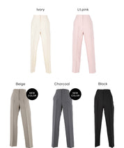 內刷毛美腿高腰錐形褲