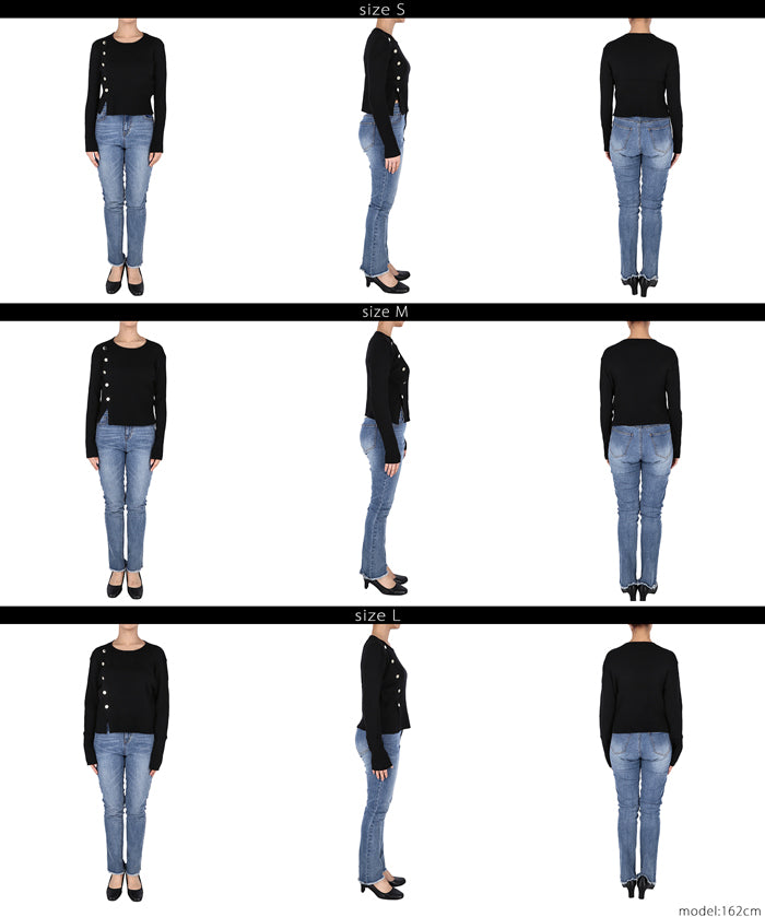 金釦設計感針織上衣