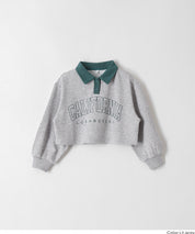 童裝 POLO領大學T