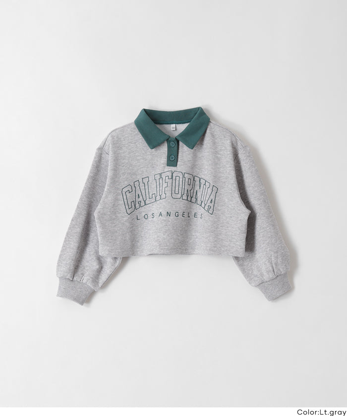 童裝 POLO領大學T