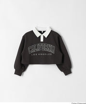 童裝 POLO領大學T