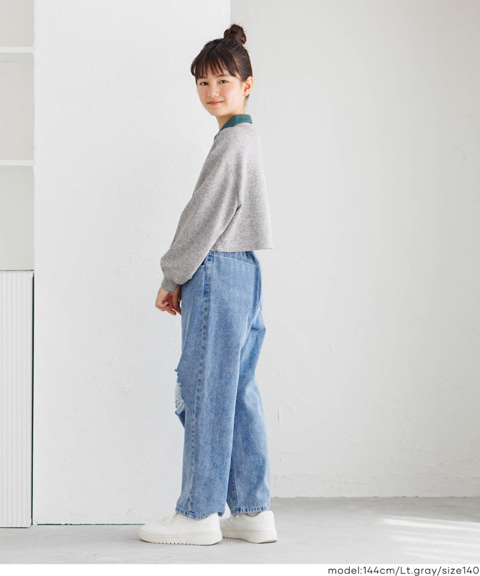 童裝 POLO領大學T