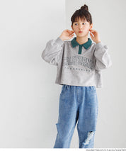 童裝 POLO領大學T