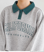 童裝 POLO領大學T