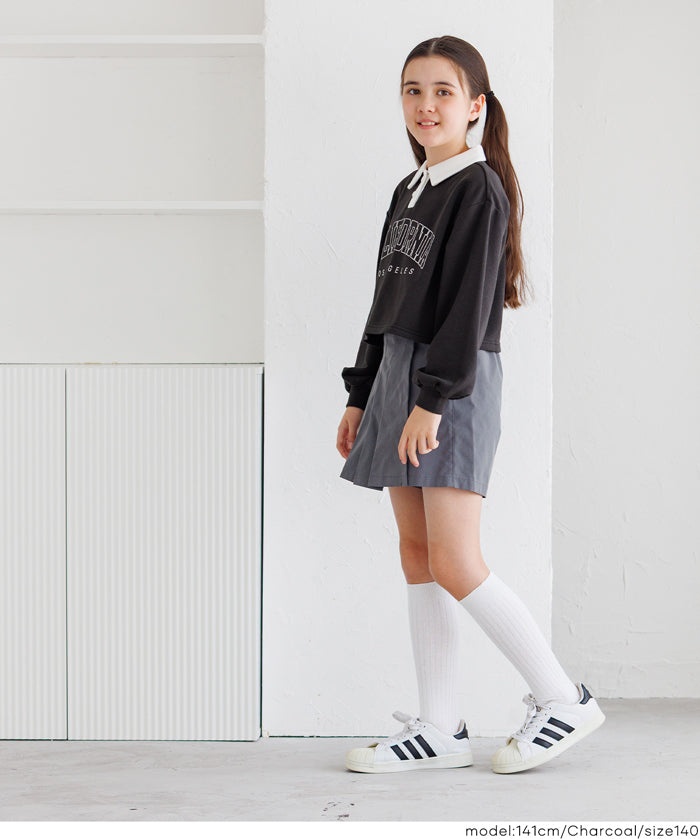 童裝 POLO領大學T