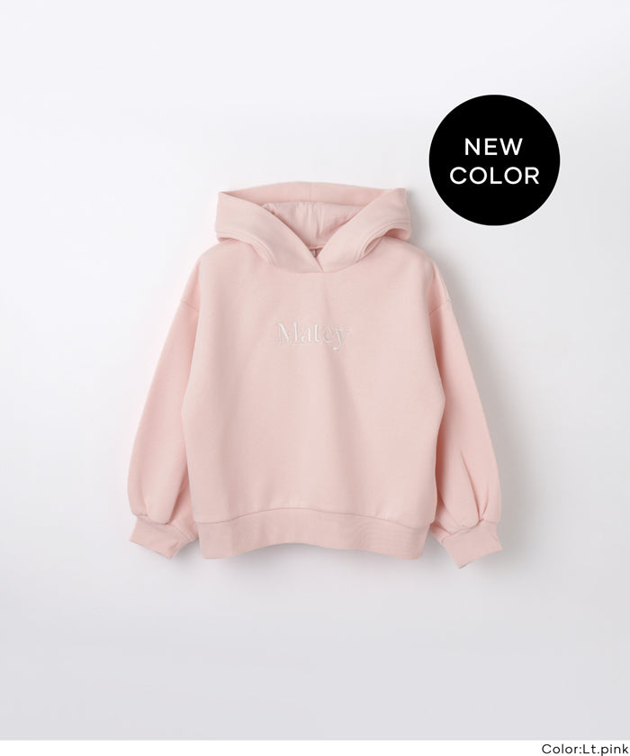 童裝 內刷毛熊耳連帽大學T