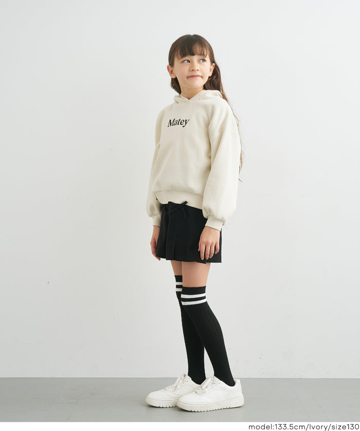 童裝 內刷毛熊耳連帽大學T