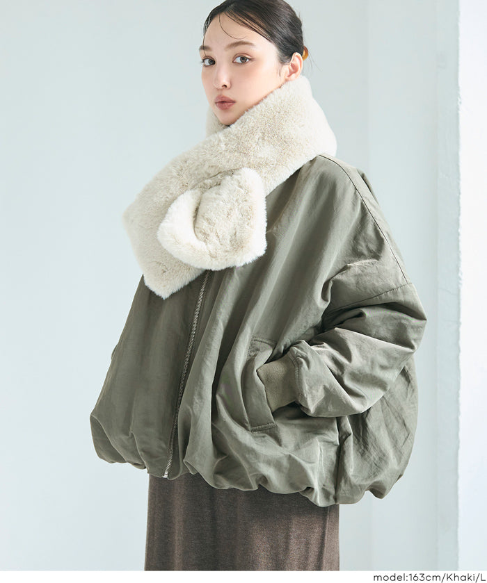 可水洗蓬蓬外套