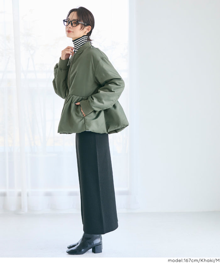 可水洗荷葉下擺MA-1