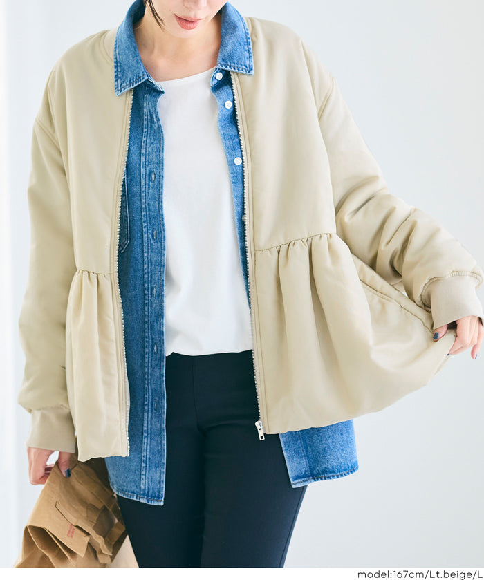 可水洗荷葉下擺MA-1