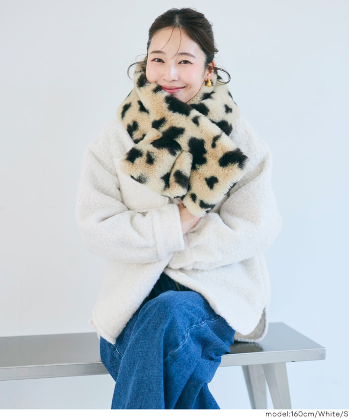 泰迪絨寬版外套