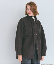 泰迪絨寬版外套