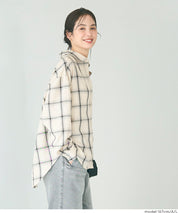 格紋寬鬆襯衫