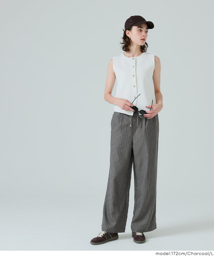 人字紋休閒長褲