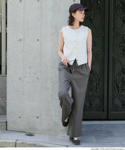 人字紋休閒長褲