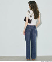 低腰寬版牛仔褲