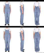 牛仔細肩吊帶連身褲