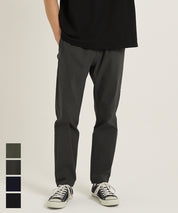 彈性休閒錐形長褲