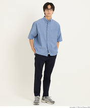 彈性休閒錐形長褲