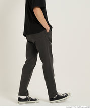 彈性休閒錐形長褲