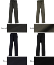 彈性休閒錐形長褲