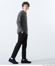 彈性休閒錐形長褲