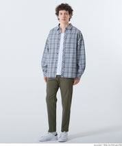 彈性休閒錐形長褲