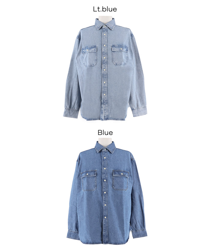 8.5oz牛仔襯衫