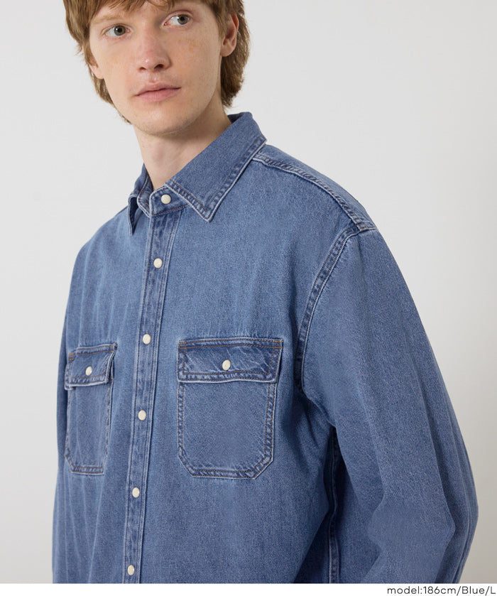 8.5oz牛仔襯衫