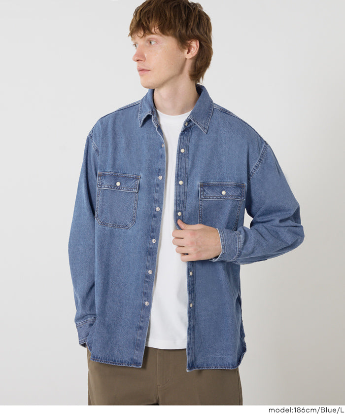 8.5oz牛仔襯衫