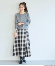格紋綁帶裙