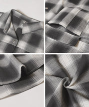 限時優惠★格紋壓釦襯衫