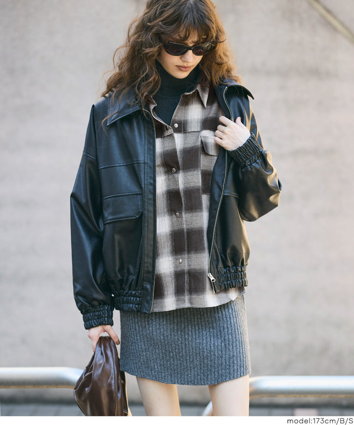 限時優惠★格紋壓釦襯衫