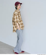 限時優惠★格紋壓釦襯衫