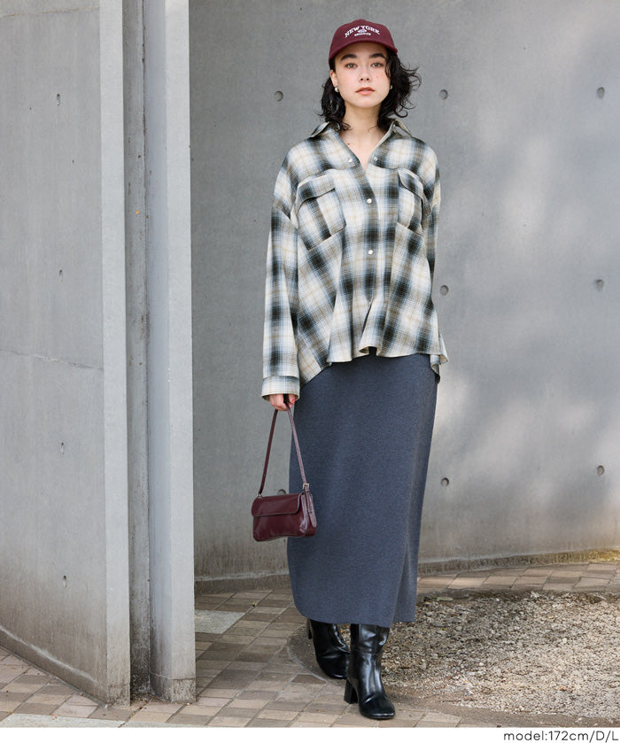 限時優惠★格紋壓釦襯衫