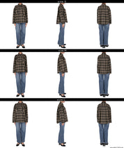 限時優惠★格紋壓釦襯衫